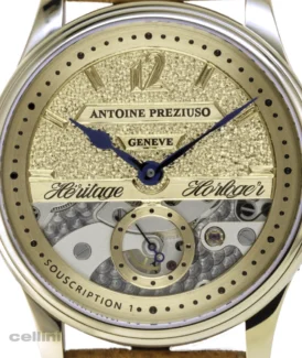 Antoine Preziuso Heritage Horloger Yellow Gold Watch