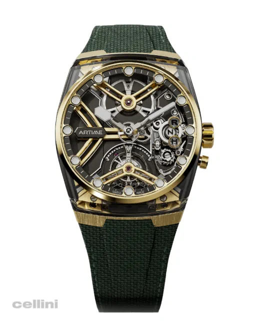 Artime ART03 3N Yellow Gold tourbillon Watch