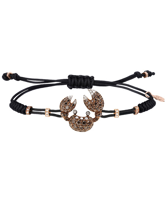 Brown Diamond Crab Bracelet