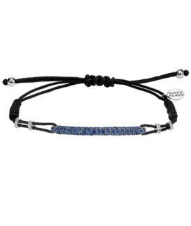 Blue Sapphire Bar Bracelet