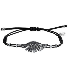 Black Diamond Wing Bracelet