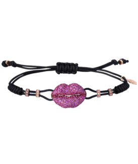 Pink Sapphire Lips Bracelet