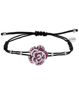 Pink Sapphire Rose Bracelet