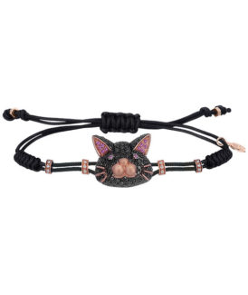 Black Diamond Cat Bracelet