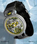 Bovet Aperto 1 Yellow Dial Watch
