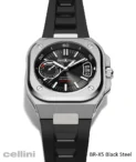 Bell & Ross BR-X5 Black Steel rubber-5strap watch
