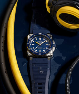 bell & ross br03-92 diver blue watch