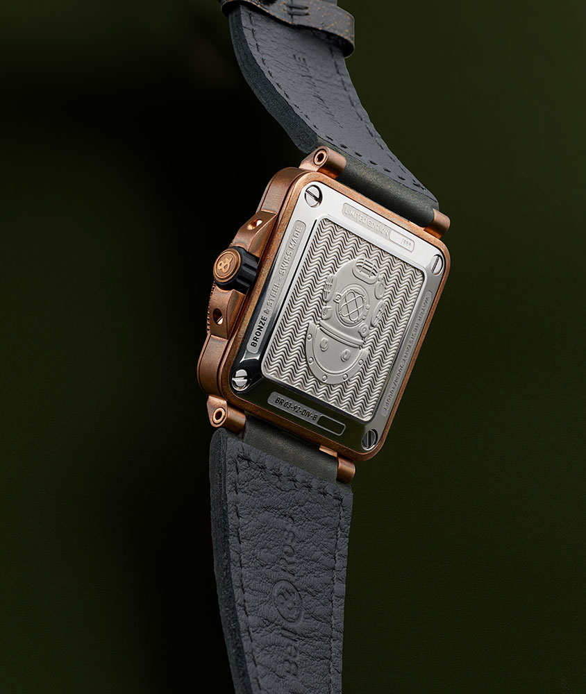 bell & ross diver green bronze