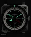 Bell & Ross BR-03 GMT Compass Watch