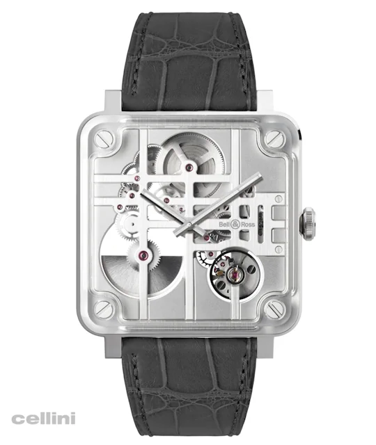 Bell & Ross BR-03 Micro Rotor tourbillon stainless steel watch