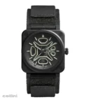 Bell & Ross Skeleton Black Ceramic Lum Automatic Watch