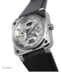 Bell & Ross Skeleton Grey Stainless Steel automatic Watch