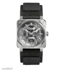 Bell & Ross Skeleton Grey Stainless Steel automatic Watch