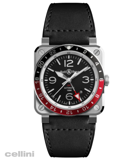 Bell Ross BR 03-93 GMT RED BR0393-BL-ST--SCA Watch