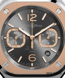 Bell & Ross BR05 Chrono Steel & Gold Watch