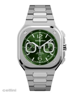 Bell & Ross BR 05 Chrono Green Steel Watch