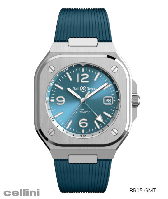 Bell & Ross BR05 GMT Sky Blue Watch