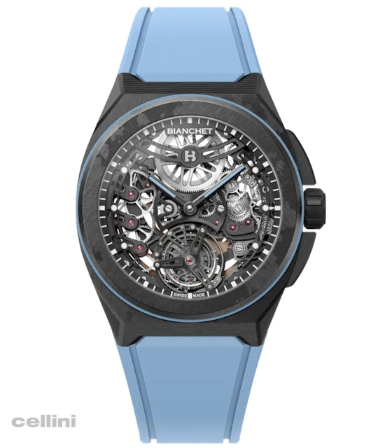 Bianchet UltraFino Rotondo Carbon Watch