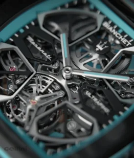 Bianchet - Ultrafino Maserati_ Carbon Blue watch