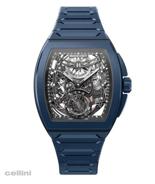 Bianchet Ultrafino Tonneau Ceramic watch
