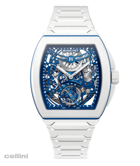 Bianchet Ultrafino Tonneau Ceramic watch