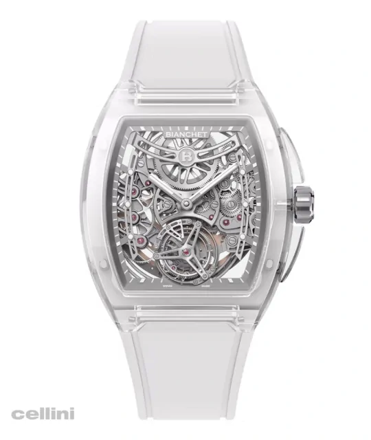 Bianchet Flying Tourbillon Ultrafino Sapphire Case Skeleton