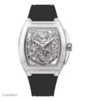 Bianchet Flying Tourbillon Ultrafino Sapphire Case Skeleton Watch