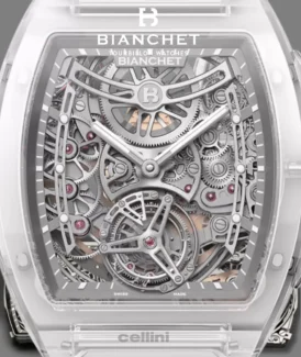 Bianchet Flying Tourbillon Ultrafino Sapphire Case Skeleton