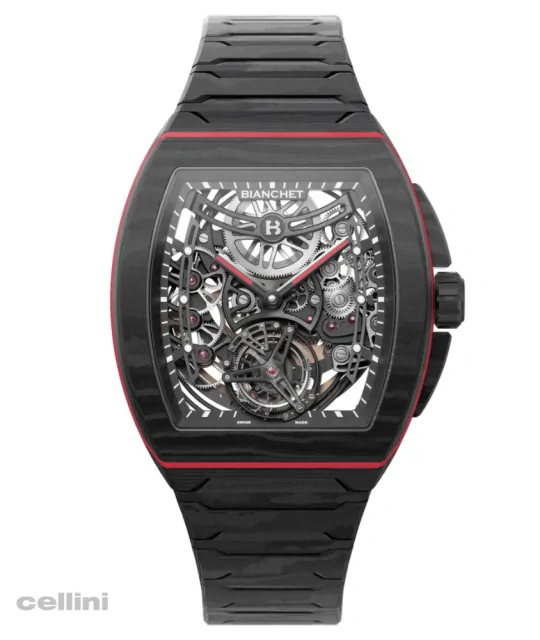 Bianchet Flying Tourbillon Ultrafino Carbon Skeleton Watch