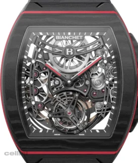 bianchet ultrafino flying tourbillon Carbon watch