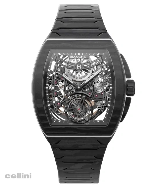 Bianchet Flying Tourbillon Ultrafino Carbon Skeleton Watch
