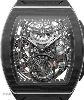 Bianchet Flying Tourbillon Ultrafino Carbon Skeleton Watch