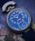 Bovet 19Thirty Blue Meteorite Sanblasted Titanium Men's Watch