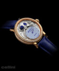 Bovet Récital 23 Rose Gold Blue Dial Diamond Set Womens Watch