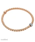 Rose Gold Flex’it Bracelet With Diamonds