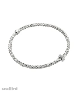 White Gold Flex’it Bracelet With Diamonds