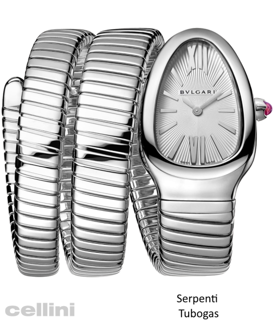 Bulgari - SERPENTI 101911 SS Silver Dial Double