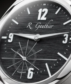 C by Romain Gauthier Ti taniumBracelet-black dial-Watch MON0582_ 540