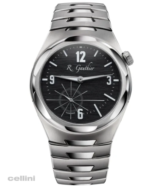 C by Romain Gauthier Ti taniumBracelet-black dial-Watch MON0582_ 540