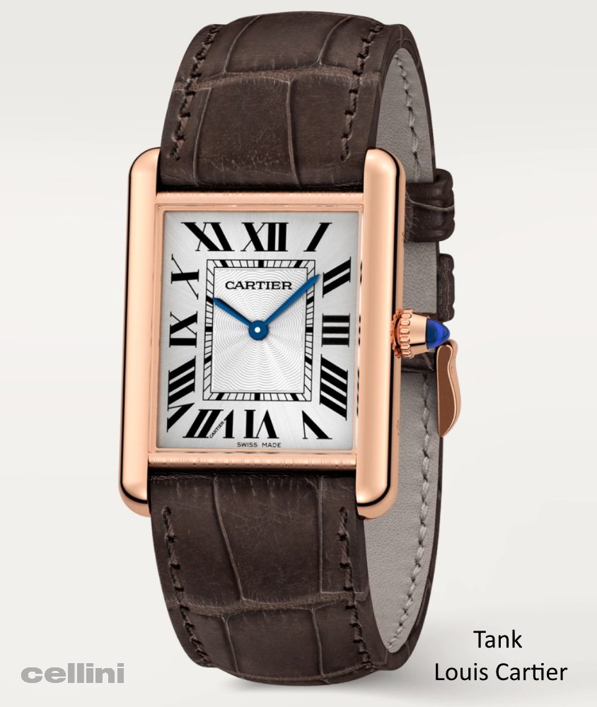 cartier tank rose gold