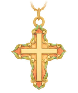 Fired Enamel Cross