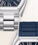 Cartier Roadster Large WSRD0014 Stainless Steel Watch Blue PVD