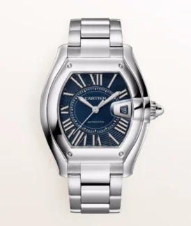Cartier Roadster Large WSRD0014 Stainless Steel Watch Blue PVD
