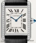 Cartier Tank Must Large Watch with Diamonds