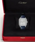 Cartier Santos de Cartier White Gold Diamond Watch