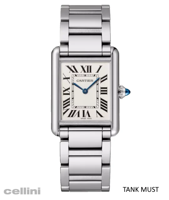 Cartier - TANK Must Large -SS Bracelet WSTA0052 Watch