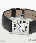 Cartier Tank Must Large Watch with Diamonds