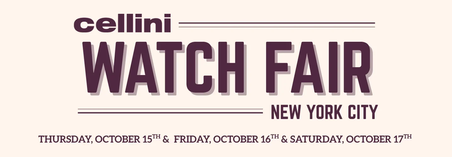 Cellini Jewelers WATCH Fair in NYC