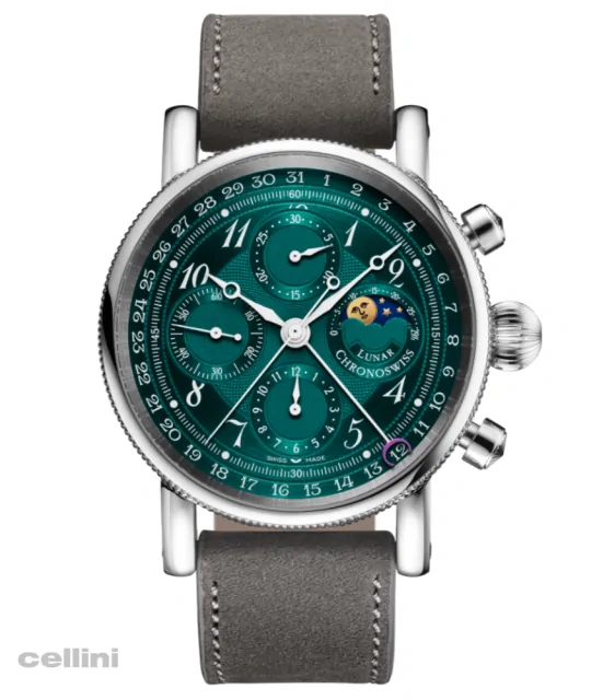 Chronoswiss - Lunar Chronograph Aurora Stainless Steel Watch