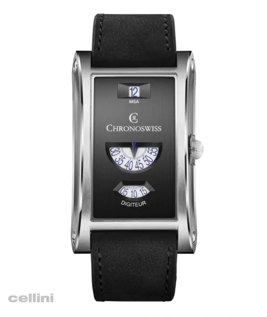 Chronoswiss Neo Digiteur Granit Stainless Steel Watch